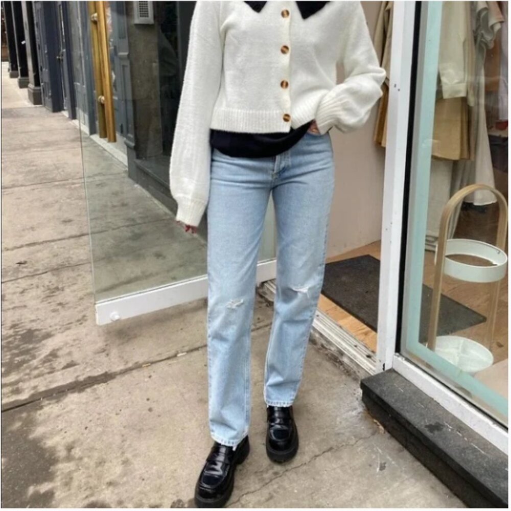 AGOLDE 90s Pinch High-Waisted Jeans in Flashback Size 25